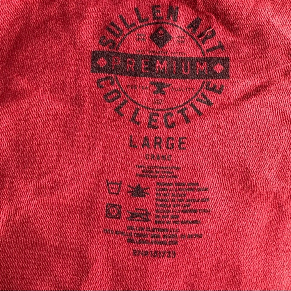 Sullen Art Collective Men’s Graphic T-shirt - Red -Size: Large- NWT - Picture 12 of 12